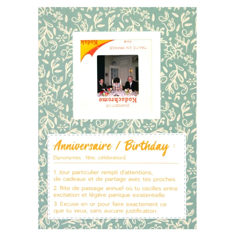 carte postale anniversaire originale bougies