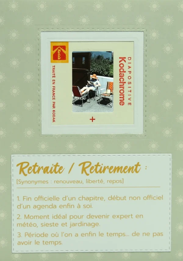 Carte bonne retraite - Lecture