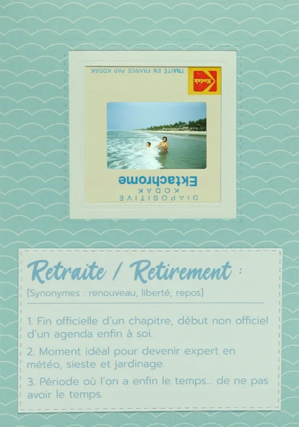 Carte bonne retraite - Baignade