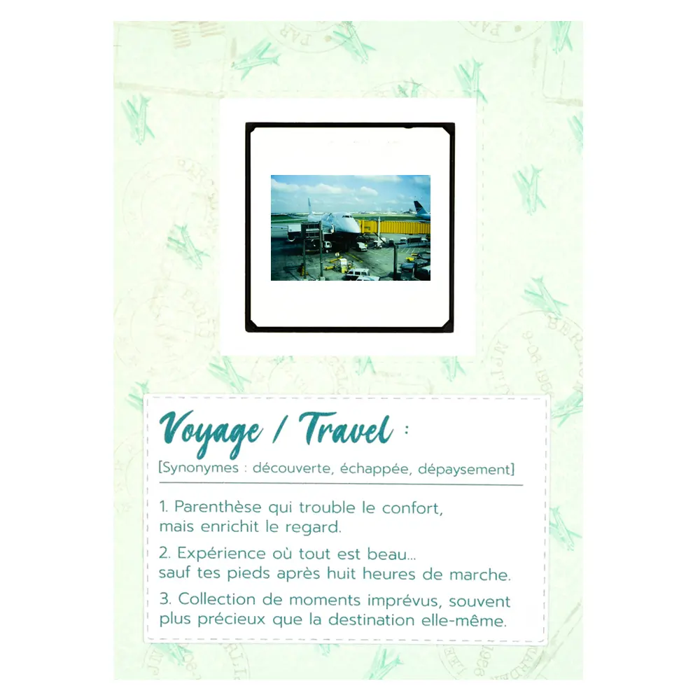 carte postale voyage embarquement immédiat