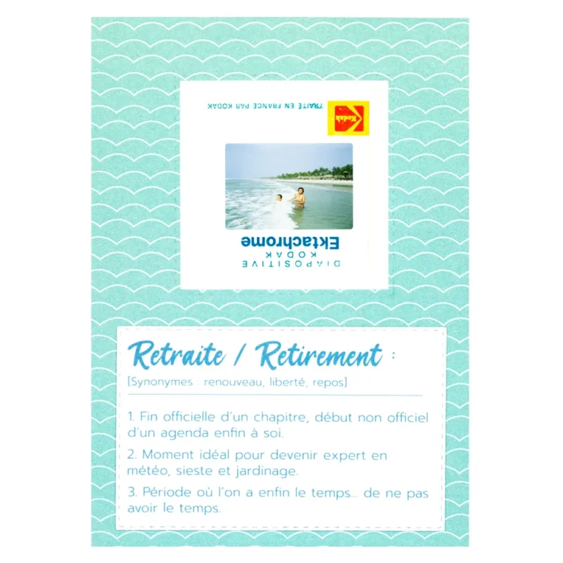 carte pour départ retraite baignade