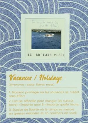 Carte postale vacances - En bateau