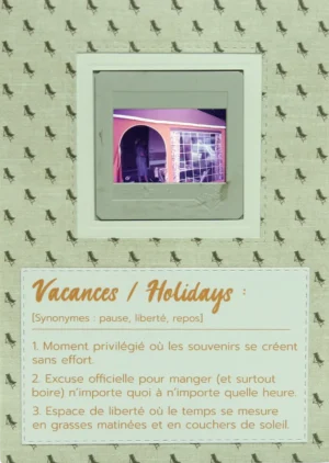 Carte postale vacances - La caravane