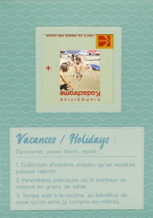Carte postale vacances - À la plage