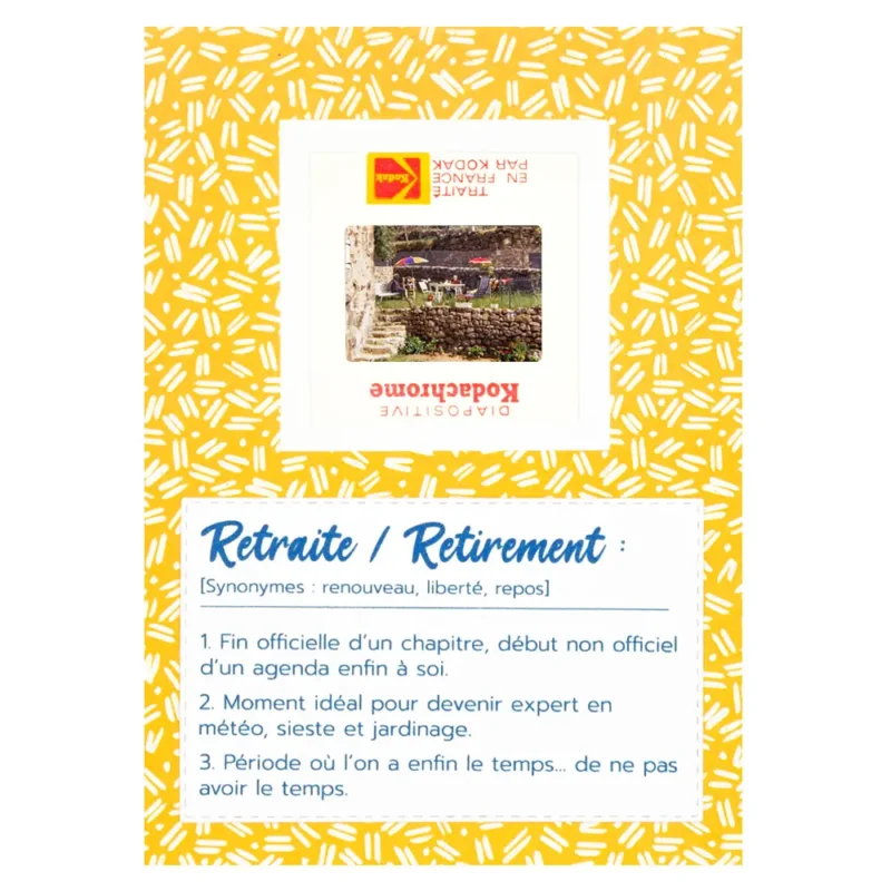 carte bonne retraite jardin paisible