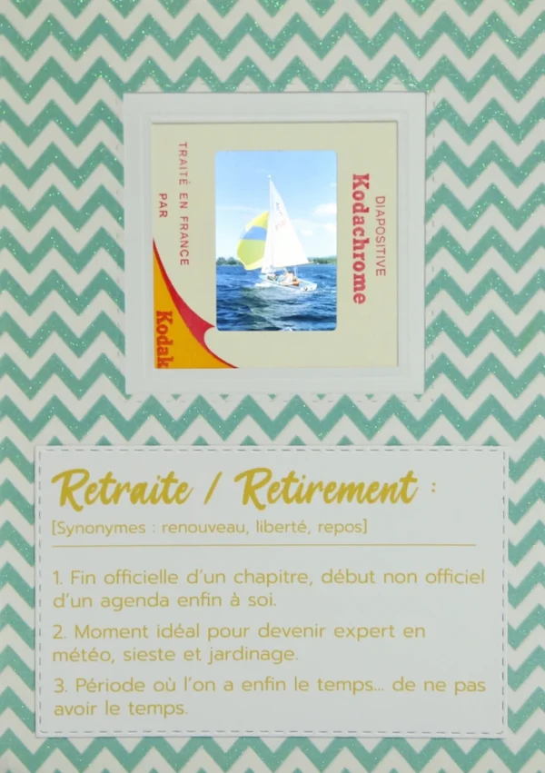 Carte bonne retraite sur le thème marin