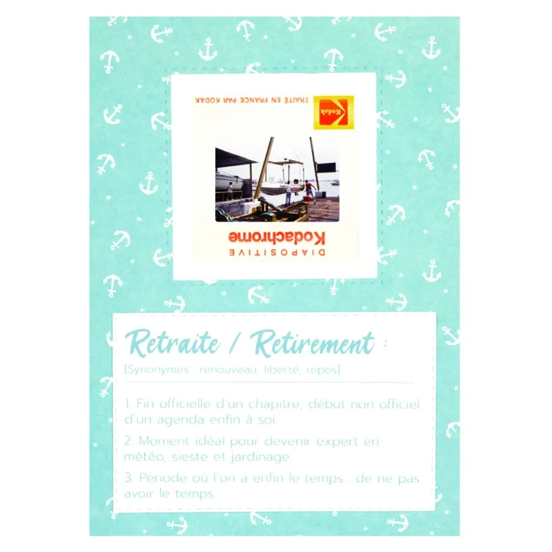 depart retraite carte postale originale thème maritime