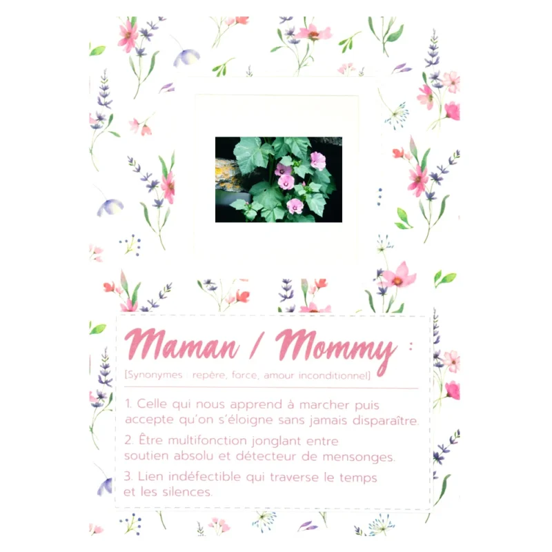 jolie carte artisanale maman althéa