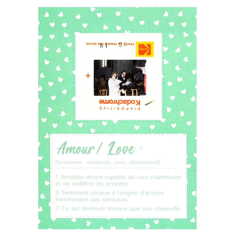 carte de voeux mariage original