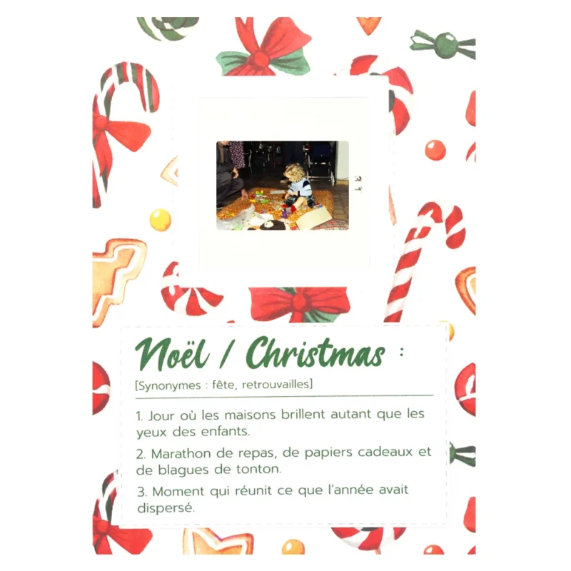 carte de noël originale enfant et jeux